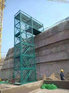 云南组装式安全梯笼安全爬梯施工安全梯笼桥梁施工高墩爬梯基坑
