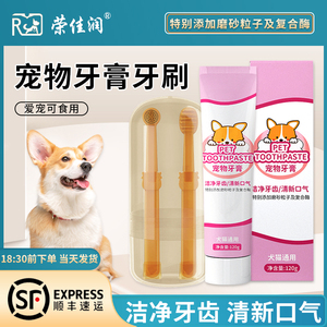 宠物牙刷牙膏套装猫咪狗狗牙膏除口臭牙齿口腔清洁日常用品可食用