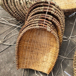 401人付款淘宝超大号箩筐竹编制品家用手工箩篼垃圾筐收纳篓喜庆采茶