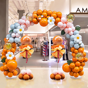 开业气球拱门套装商场服装店铺门口周年庆活动气氛围装饰场景布置