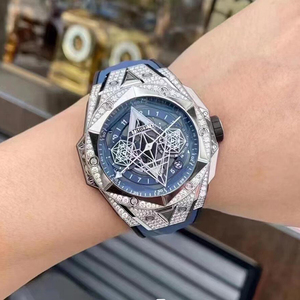 大爆炸满天星手表大表盘二代计时多功能夜光异形个性镂空石英男表