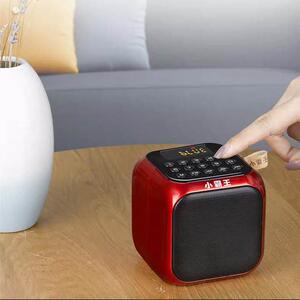 小霸王d86无线蓝牙音箱智能语音提示便携式音响可插卡/优盘低音炮