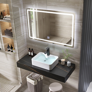 洗脸盆上的镜子挂墙式