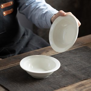 【正品】2个9.9元德化白瓷沙拉碗米饭碗家用调料酱料碗小菜小食碗