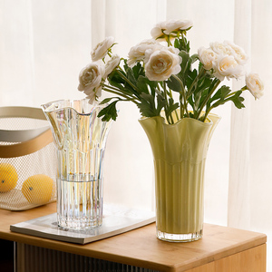 中古芬顿创意白菜花瓶水养玫瑰百合郁金香插花客厅桌面摆件装饰品