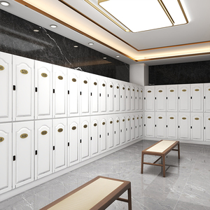 金螳螂木质健身房更衣柜洗浴中心浴室浴池澡堂游泳馆瑜伽馆员工柜