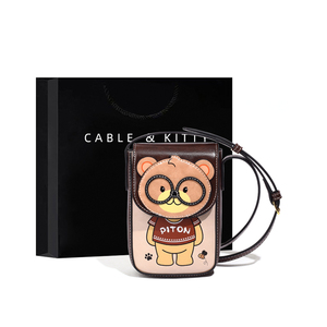 Cable&Kitty手机包小包女2024新款可爱零钱包时尚斜挎包小众女包