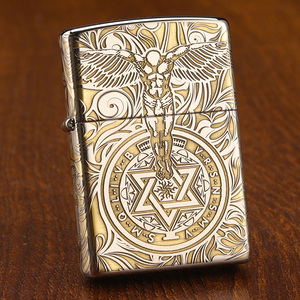 美国原装进口zippo打火机正版守护天使原装正品火机zippo男士定制