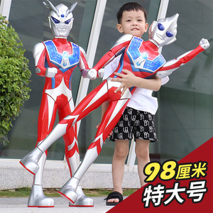 超大号奥特曼玩具迪迦赛罗变形超人变身器套装儿童节男孩六一礼物