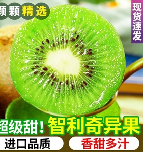 智利奇异果绿果大果 当季新鲜进口品种品种绿心猕猴桃水果整箱