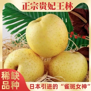 山东一级正宗黄贵妃王林苹果当季新鲜水果整箱日本引进雀斑女神