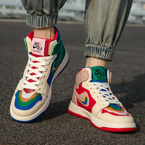 aj鸳鸯色男鞋高帮板鞋空军一号潮牌sb联名女鞋网红低帮百搭情侣鞋