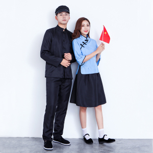 民国风毕业班服男女