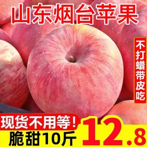 苹果烟台红富士苹果新鲜水果应当季整箱山东栖霞萍果冰糖心10斤装