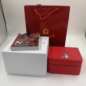 红色手表盒子 欧米茄手表包装盒OMEGA 全套包装生日礼物手表盒子