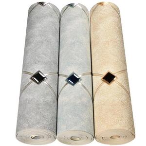 (送胶)5d带钻北欧视代简约客厅电视背景墙壁纸影t墙无纺布墙现纸