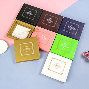 9格生巧包装盒礼盒高档自制手工定制烘焙模具单格巧克力盒子空盒