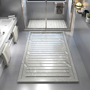 淋浴房挡水条大理石材防滑板酒店浴室卫生间厨房干湿分离防水石基