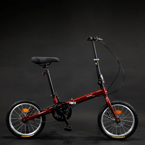 三河马16寸折叠式超轻便携小型男女款学生儿童大人单车单速自行车