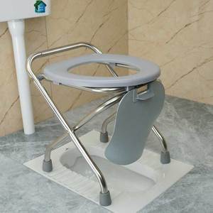 坐便器老人移动马桶简易坐厕椅折叠上厕所辅助凳厕所坐便椅子便凳