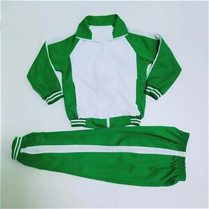 厂家√汕尾校服海丰小学生校服班服运动服套装长袖冬季男女纯棉绿