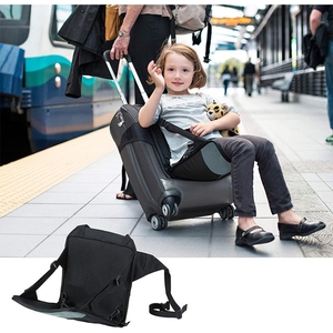 行李箱儿童座椅拉杆箱宝宝坐垫儿童安全带行李箱可坐可骑乘旅行箱