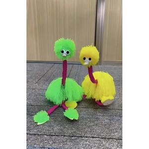 提线鸵鸟玩具提线木偶手工娃娃傀儡戏匹诺曹益智拉线玩具毛绒玩偶