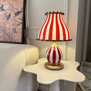 美式马戏团台灯复古客厅卧室床头灯设计师创意摆件书房装饰氛围灯