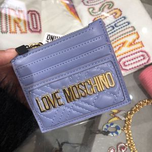 【Alice意大利海外购】Moschino金属字母卡包