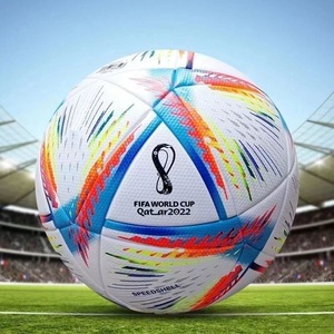 官方2022卡塔尔世界杯用球纪念同款升级加厚热粘合无缝足球中小学