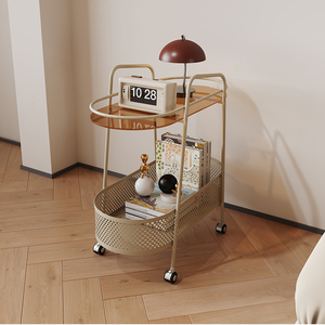 可移动茶几带轮客厅