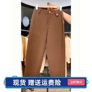 赠运费险|韩版西装裤女2024新款高腰显瘦休闲职业女裤