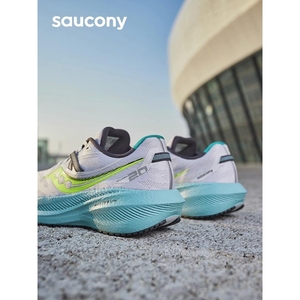 Saucony索康尼21跑步鞋女Triumph胜利20减震运动鞋情侣透气跑鞋男