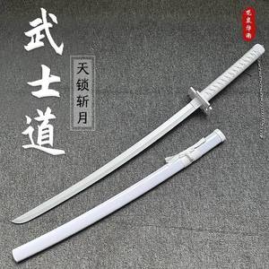 日本武士刃太刀东洋拔刀剑带鞘唐木刀木剑古风儿童玩具竹木质宝剑