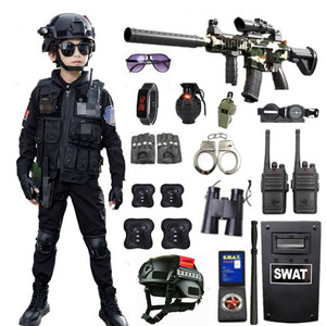 儿童警察服小特警衣服男童生日礼物特种兵玩具装备警服警官演出服