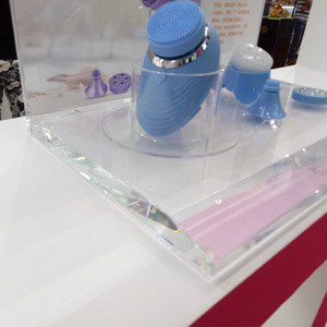深圳雅迪有机玻璃制品 亚克力刮胡刀展示架 有机玻璃展架