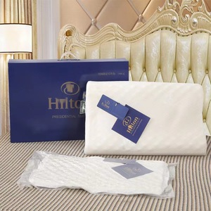 【厂家】希尔顿乳胶枕Hilton舒适护颈椎透气天然乳胶枕头芯不落枕