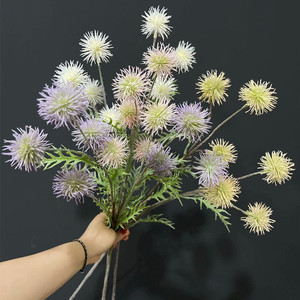 7头高山刺芹仿真花 艺术插花配材塑料假花家居装饰花婚礼装饰创意