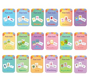 英语卡片单词 闪卡flash cards形状动物颜色水果天气英语启蒙教具