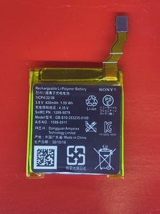 适用索尼SmartWatch3Sony SWR50智能手表GB-S10-353235-0100电池