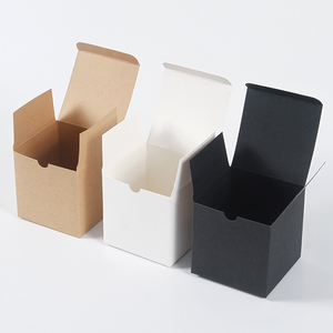 牛皮纸手办盲盒空盒子小玩偶礼品盒正方形纸盒白卡玩具包装盒