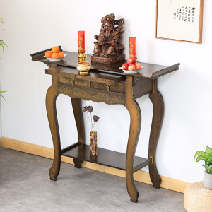 供桌佛台家用经济型中式神台现代简约香案神案供奉台实木贡桌佛龛