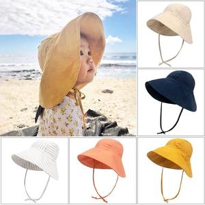 Big Brim Baby Sun Hat Summer Spring Kids Bucket Hat for Girl