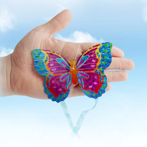 新款手掌风筝MINI迷你创意风筝儿童卡通飞机蝴蝶金鱼微型风筝包邮