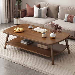 青飞尚品茶几桌小户型沙发茶桌中式实木出租屋用创意简易折叠桌子