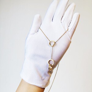 二手tiffany - co.蒂芙尼三环黄金项链