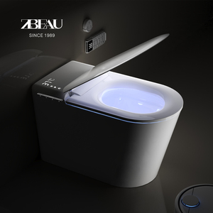 ZBEAU 虹吸式一体智能马桶加注泡沫盾水垢净化家用坐便器语音控制