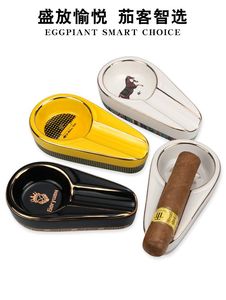 高希霸雪茄烟灰缸创意个性陶瓷烟灰缸时尚便携式烟灰缸