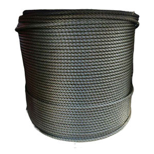 中部工品6*37钢丝绳麻芯吊车钢丝绳钢丝绳带油钢绳16mm