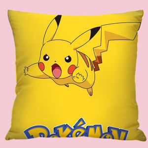 创意神奇宝贝皮卡丘抱枕比卡丘枕头精灵宝可梦定制抱枕被子两用定